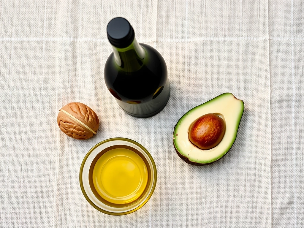 Olivenöl und Walnuss Detailaufnahme